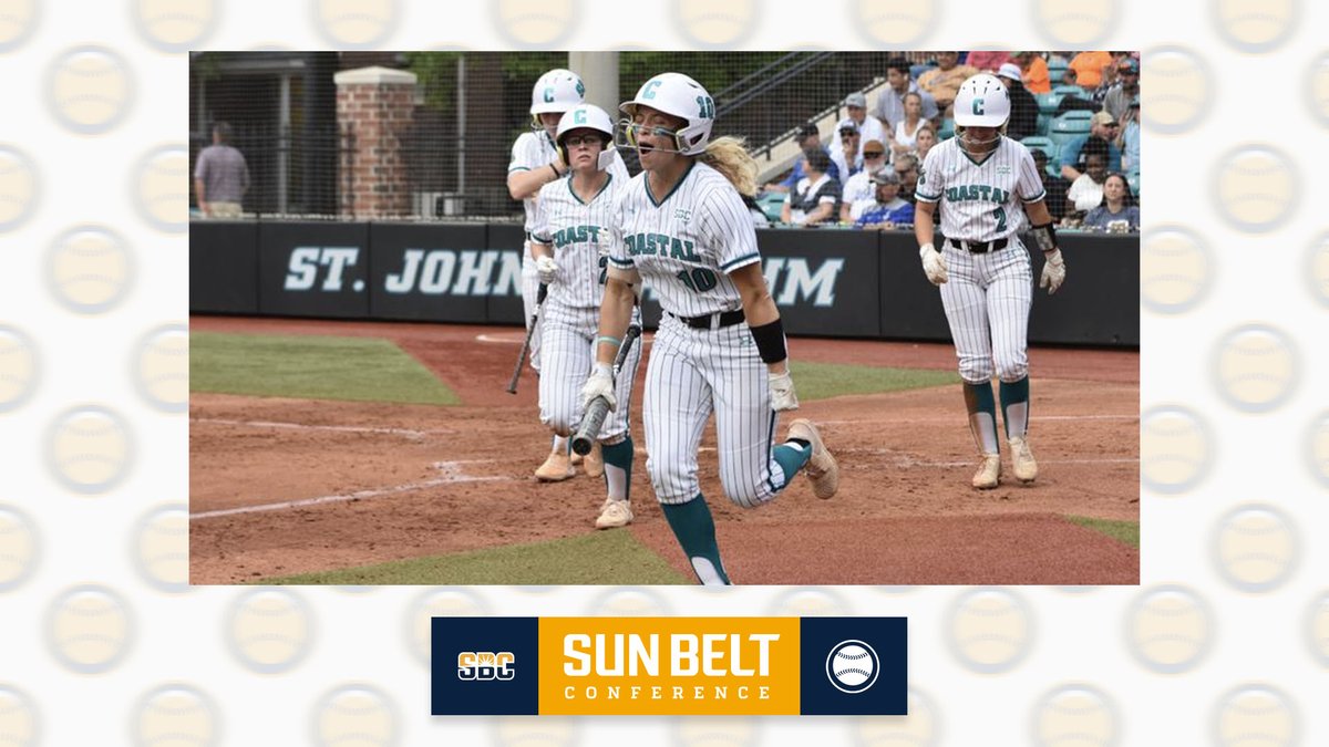 𝗙𝗜𝗡𝗔𝗟𝗘. With just one series remaining, it will be a battle to the finish with multiple teams within striking distance to secure top seeds in the 2024 #SunBeltSB tournament. ☀️🥎 ▪️ Crown the Cajuns ▪️ Coastal’s Climb ▪️ Secure Your Seed 📰 » sunbelt.me/4b005w6
