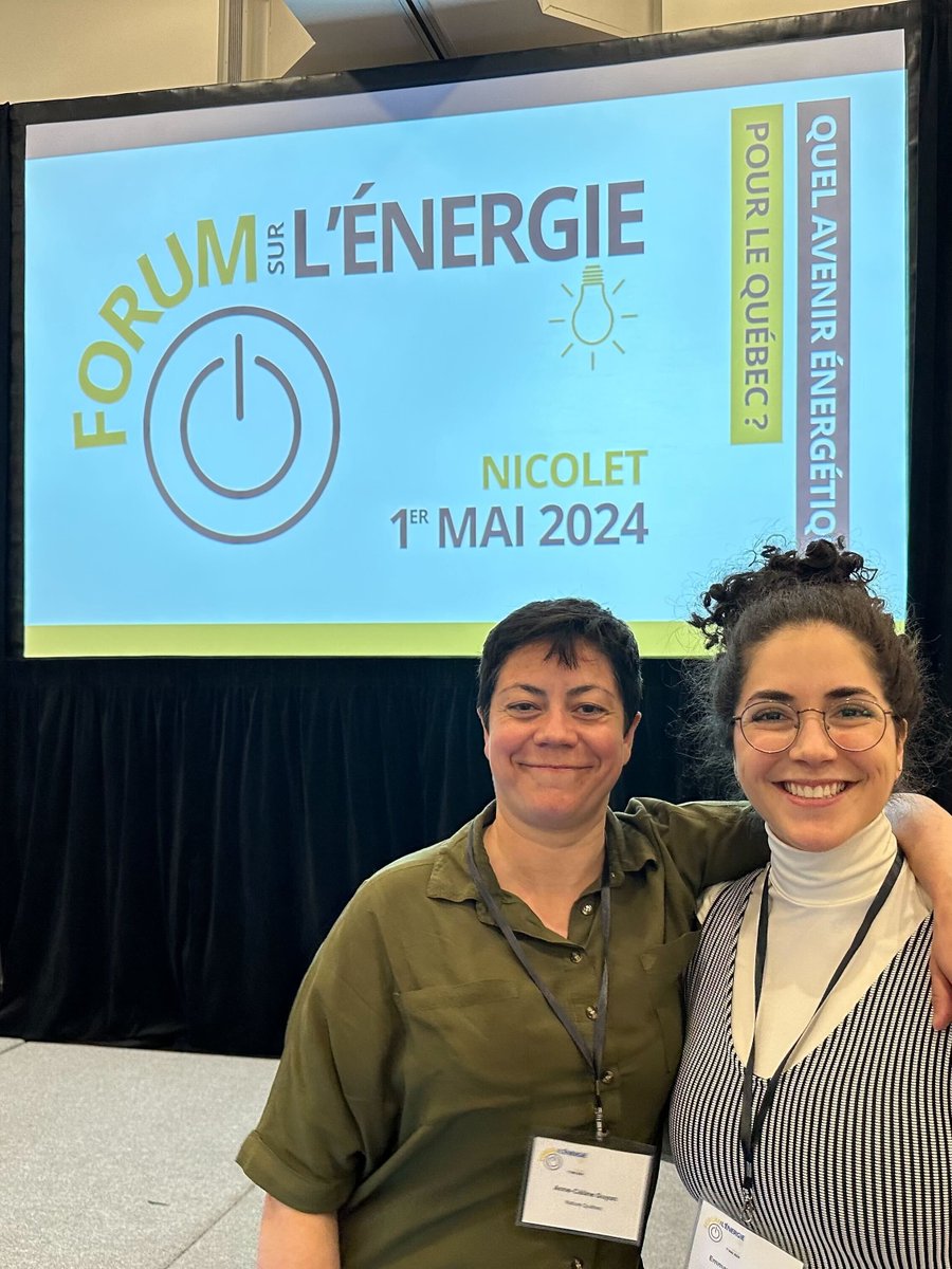 L’équipe Énergie-Climat de Nature Québec est au Forum sur l’énergie du CRECQ aujourd’hui pour participer à une réflexion sur les multiples enjeux énergétiques de l’heure à l’échelle nationale et régionale. 💯