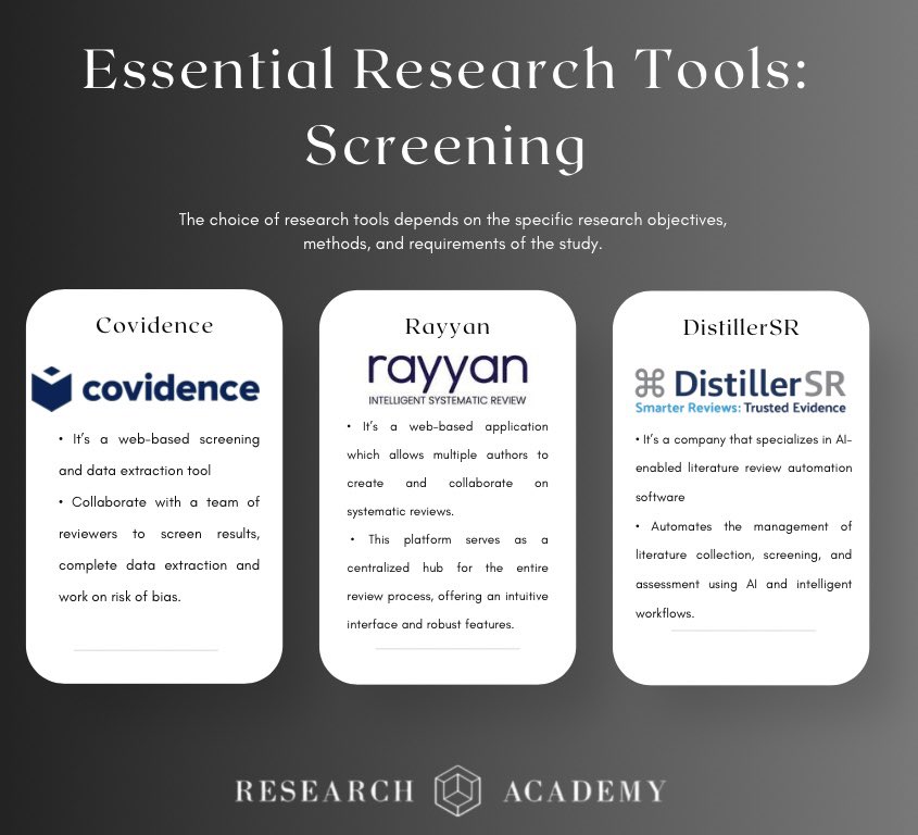 Screening instruments are designed to identify the potential presence of a particular problem. As such, they are typically used as a preliminary step in assessment, as a way of determining if further, more comprehensive assessment is necessary 🔬

#IMGResearch #USMLE #Match2024