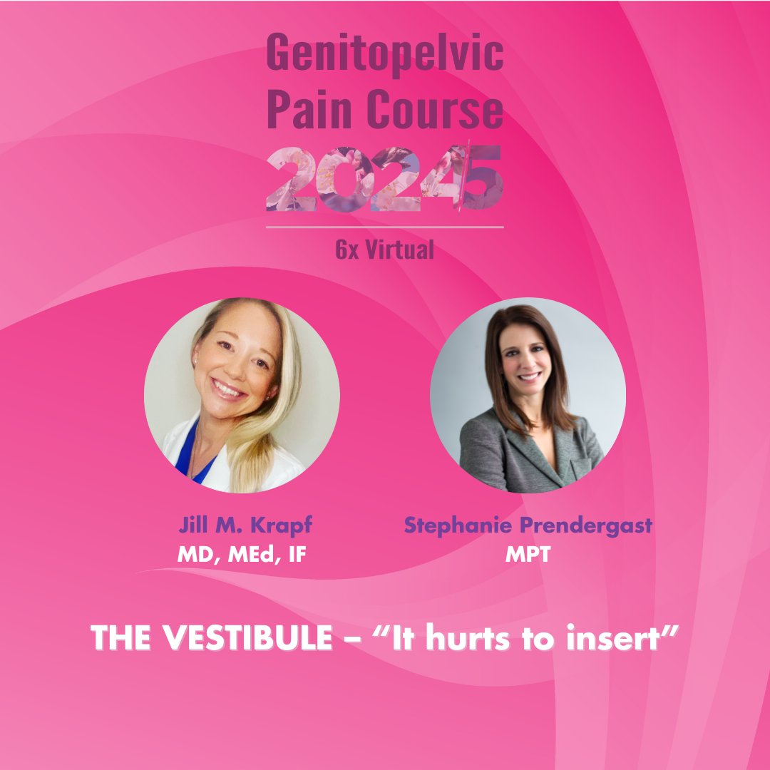 Don't miss the upcoming live session of the 2024/5 Genitopelvic Pain Course! Catch up on the on-demand modules and join us for a 1-hour live session on Friday, May 10th. Learn more using the link in our bio.