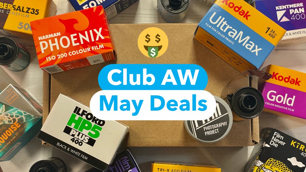 Club AW May deals!🚀 🧪 10% off 3 x Dev/Scan, 15% of 5 x Dev/Scan 😎 Spend £25 = FREE pin 🎞️ Spend £75 = FREE film 📮 Spend £100 = FREE Premium UK shipping ☁️ 50% off Lab Cloud Storage ✍️ 75 WonderPoints when you submit a review with photos analoguewonderland.co.uk/pages/club-aw-…