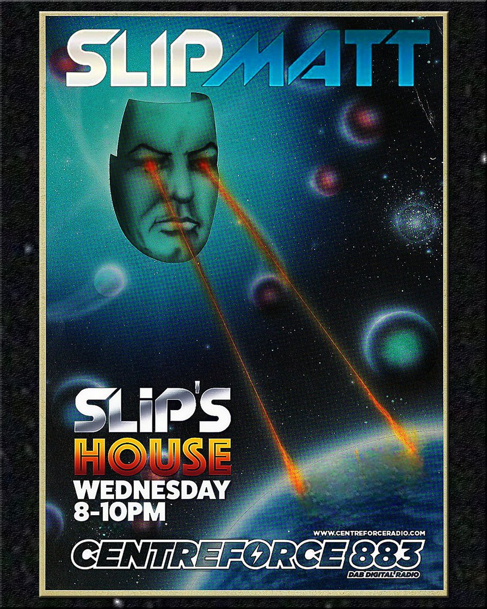 It's about that time folks !! 🤪 and it's #WonkyWednesday so let's GO !! 🤩🔊 2 hours of new House Music & Old Skool Rave LIVE in the mix right NOW from The Slip-Studio 🎧

Get locked, get loaded, and let's av it!!! 😍📻🎶 #Slipshouse 

centreforceradio.com