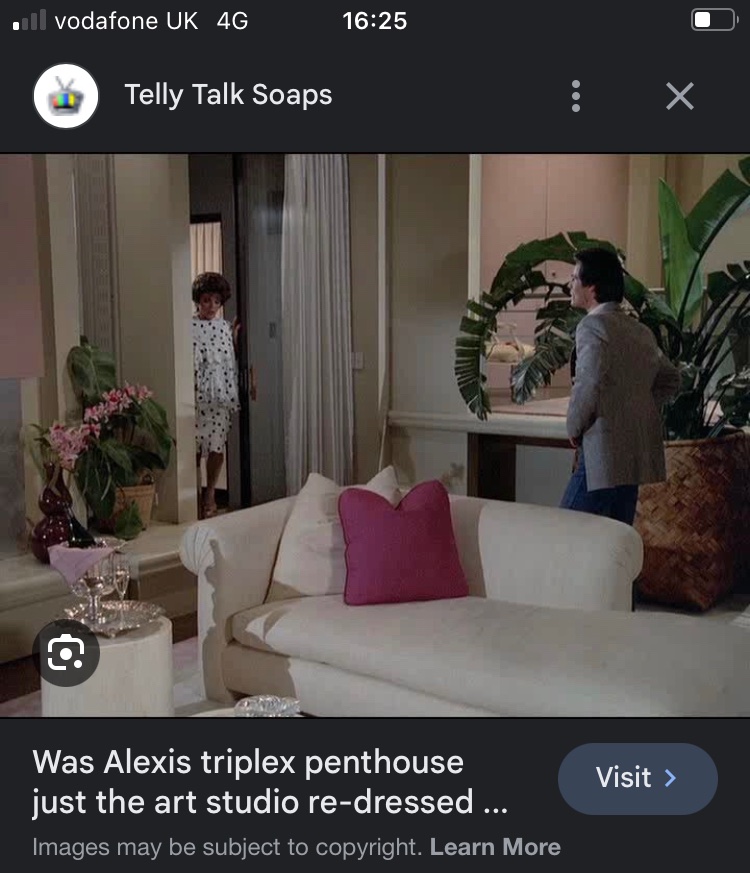 I think I have the same
Sofa as  Alexis! Maybe it’s time
to get out of the 80’s and redecorate my sitting room!