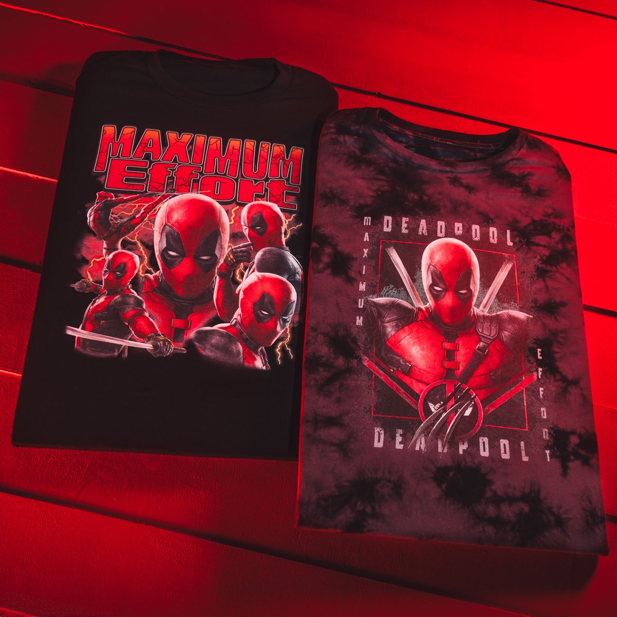 better put maximum effort into your next 'fit ‼ exclusive Deadpool tees now at Hot Topic.