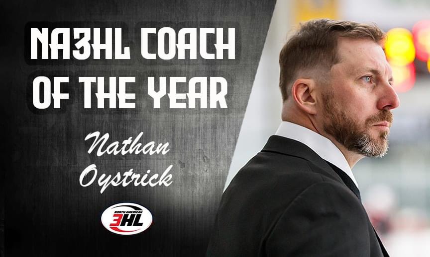 NEWS | Cyclones Head Coach/GM of Hockey Operations Nathan Oystrick named NA3HL Coach of the Year. Four Cyclones also named to All-NA3HL team! #GoClones 📰: wausaucyclones.com/na3hlawards/