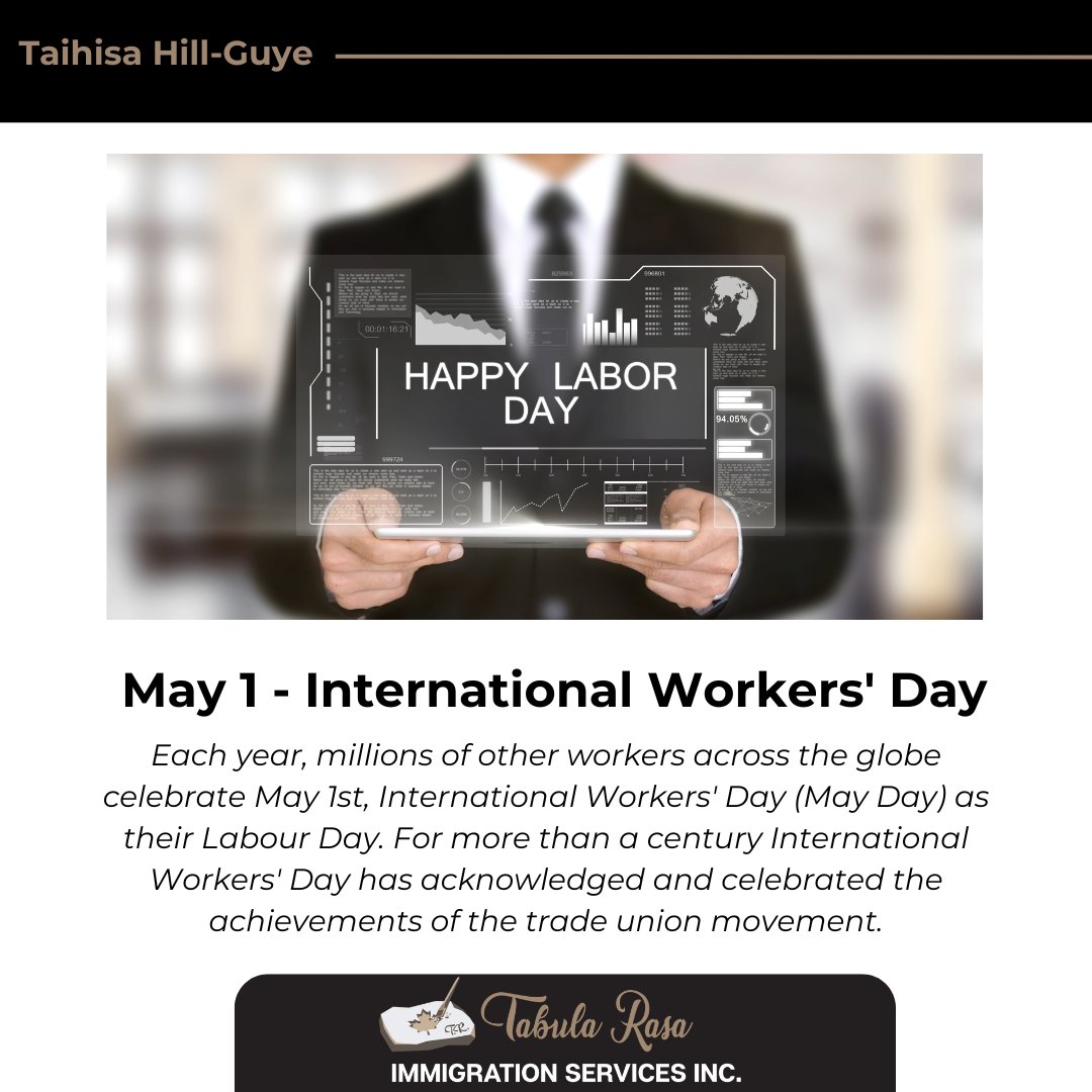 Have you ever wondered about the history and significance of this holiday in our country?

 #WorkersDay #Canada #Curiosity #HistoryLesson #work in canada #tabularasaimmigration 🛠️🍁