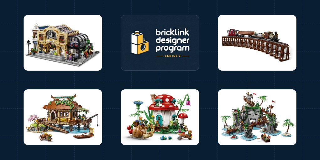 Get ready to pre-order your favorite BDP Series 2 sets! Pre-ordering starts on June 6th, 8 AM Pacific time. bit.ly/BDP-Series2 #LEGO #BrickLink #BrickLinkStudio #BDPSeries2