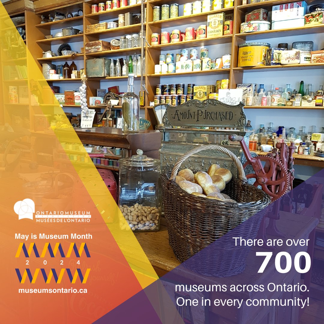 Happy May is Museum Month
May is Museum Month/Mai, Mois des Musées is an annual program run by the Ontario Museum Association celebrating the contributions of Ontario’s over 700 museums, 37,000 volunteers and 11,000 workers.
#ONMuseumMonth #MuseumsConnectON @museumsontario