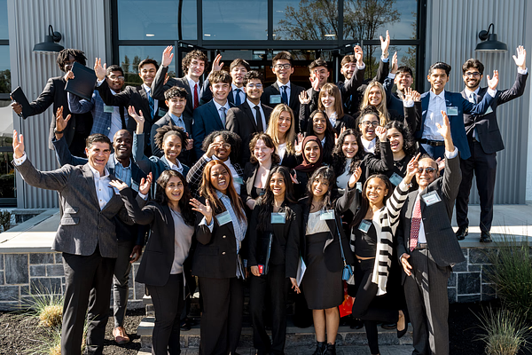 RutgersBSchool's tweet photo. #RBSProgramSpotlight We are proud to announce that the Road to Supply Chain Leadership welcomed its second cohort of students during an event on April 26 at the offices of Hermann Services, the company run by Rutgers EMBA alumnus Jeffrey Hermann! #Rutgers https://t.co/kKVoBpmH3a https://t.co/rz1qTNUbhd