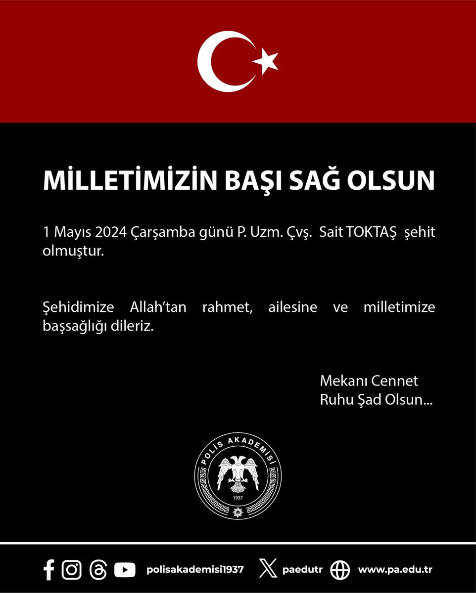 Milletimizin başı sağ olsun 🇹🇷