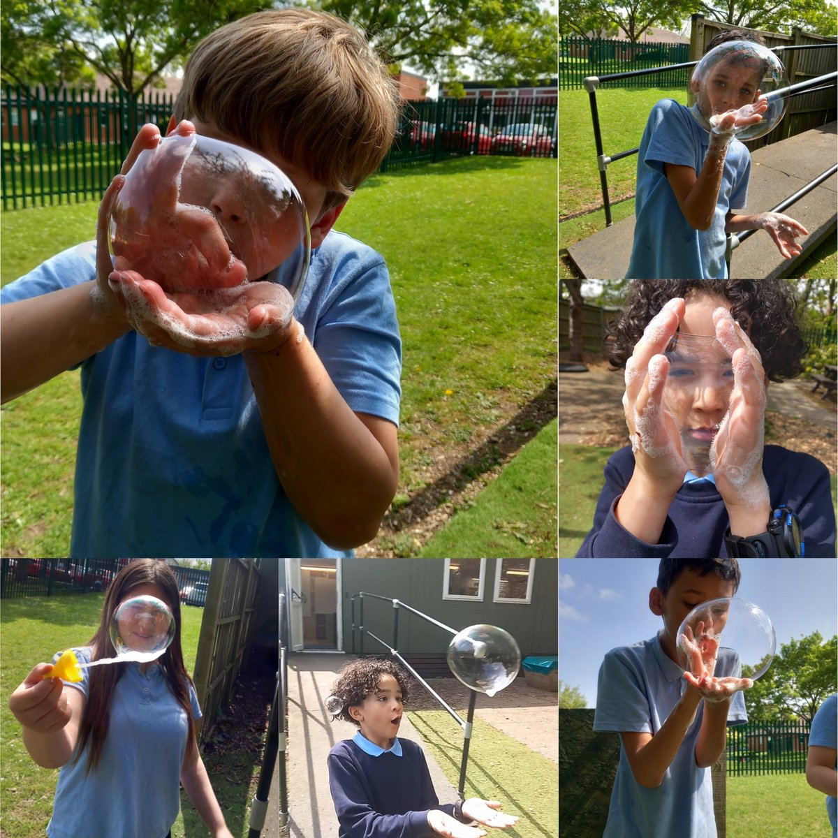 What a fun afternoon the children had in the sunshine.We created our own bubble mixture to see how high they could fly without popping! The challenge was then on to see who could blow the biggest bubble. We  were all impressed with the size of them #bubbles #ThisisAP 🫧 🌞