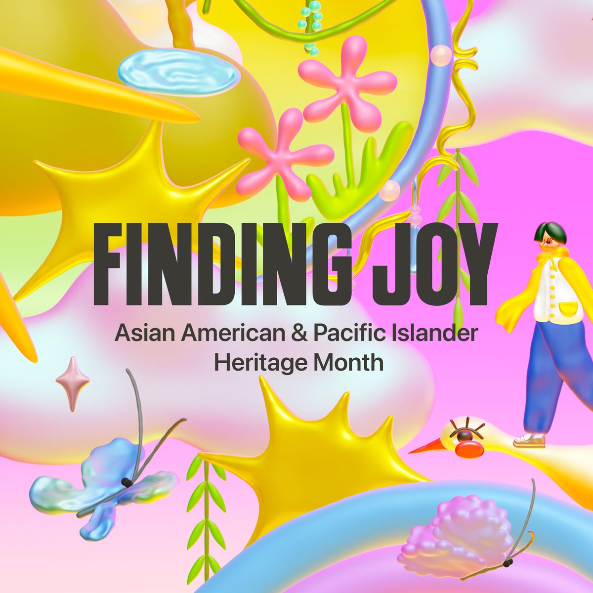 AAPI Heritage Month is a time to celebrate the diverse multitudes that exist and flourish in the AAPI community. This collection explores the past to help pave the way for the future and celebrates all that the community has contributed. apple.co/FindingJoy