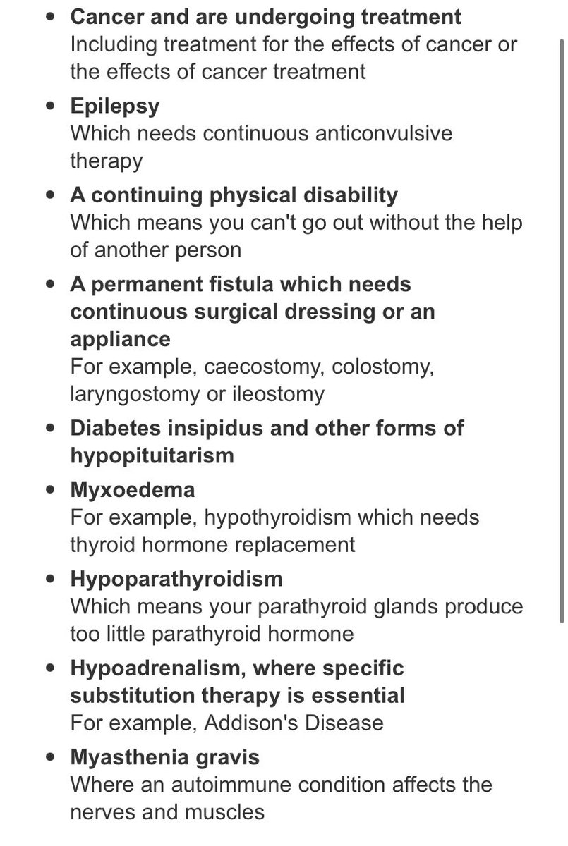 How is it decided which medical conditions are exempt from paying for prescriptions? Like I think all the ones that are exempt - fair enough But there are many other conditions which aren’t included where medication is *life-saving* and 100% necessary. Makes no sense to me.