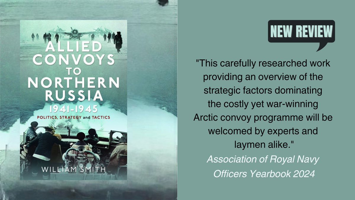🔉 New review 🔉 Take a look at this review for 'Allied Convoys to Northern Russia, 1941–1945' from the Association of Royal Navy Officers Yearbook 2024 👏🏻 🛒 buff.ly/4bRMAzb