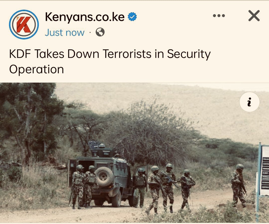 Suspected Al Shabaab terrorists have today been gunned down in an anti-terrorism operation mounted in Lamu County, led by KDF. Security officers raided an active Al-Shabaab camp in Kumba, near Pandanguo and neutralised 6 members of the Al Shabaab terrorist group. Reports…