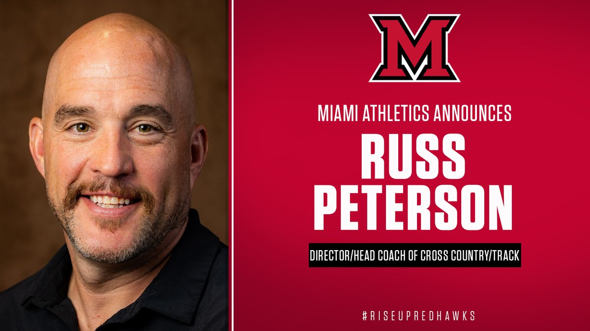 We are excited to announce Russ Peterson has been named Director and Head Coach of Cross Country/Track and Field!

bit.ly/russpeterson

#RiseUpRedHawks #GraduatingChampions