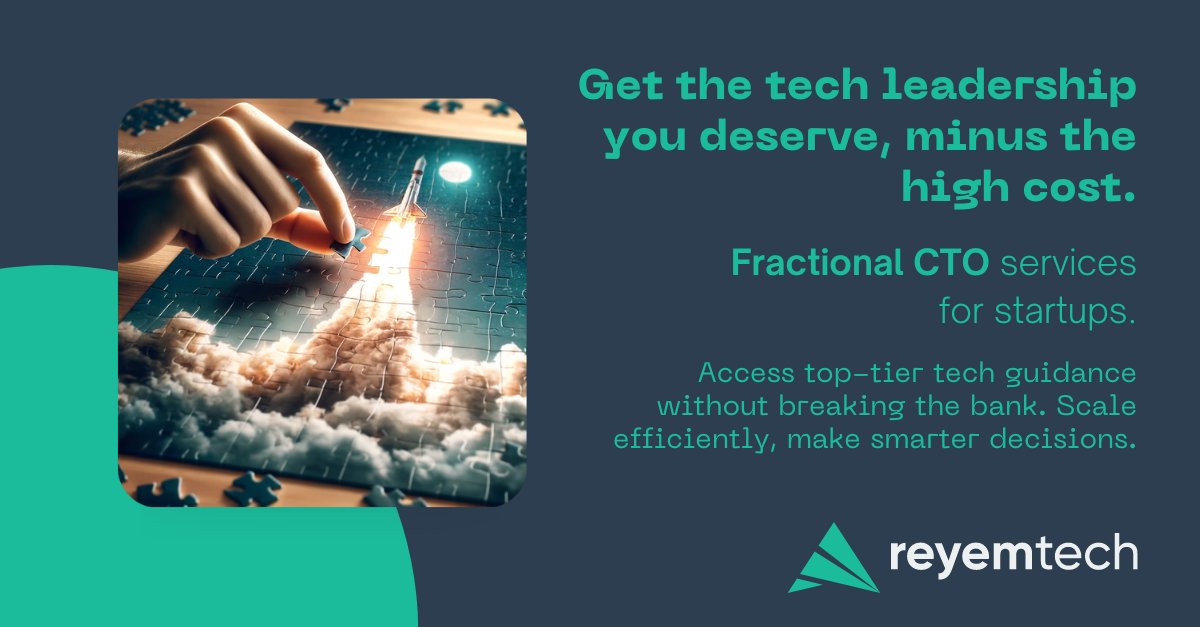 Top-Tier Tech Leadership, Startup Budget?

Startup CEOs: Need expert tech guidance, but can't afford a full-time CTO?

Fractional CTO services give you access to top tech talent, minus the high cost.

Get the leadership you deserve.

#StartupLife #FractionalCTO #Leadership