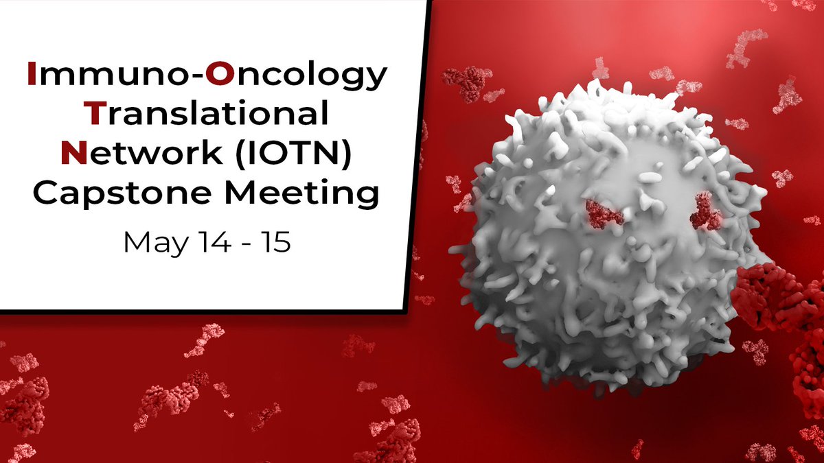 When you attend the #IOTNCapstoneMeeting you’ll learn more about scientific accomplishments in #ImmunoOncology across the @IOTNmoonshot network. #CancerMoonshot datascience.cancer.gov/news-events/ev…