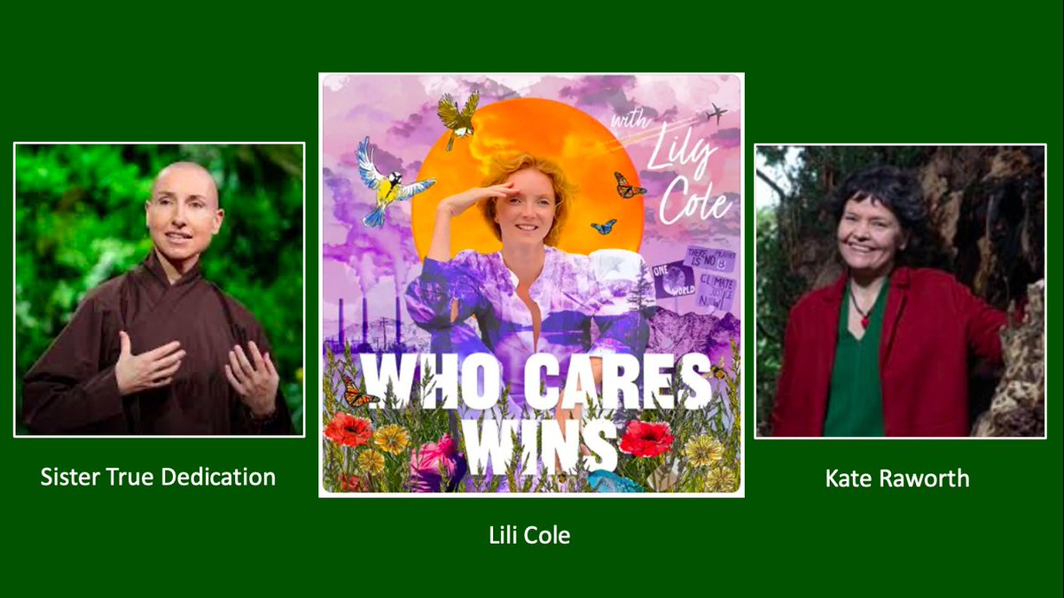 I hugely enjoyed this conversation with Lily Cole and Zen Buddhist monastic Sister True Dedication - reframing life, from externalities to interbeing, from endless growth to having enough. Listen in here: podcasts.apple.com/gb/podcast/who… @sistertrueD @lilycole