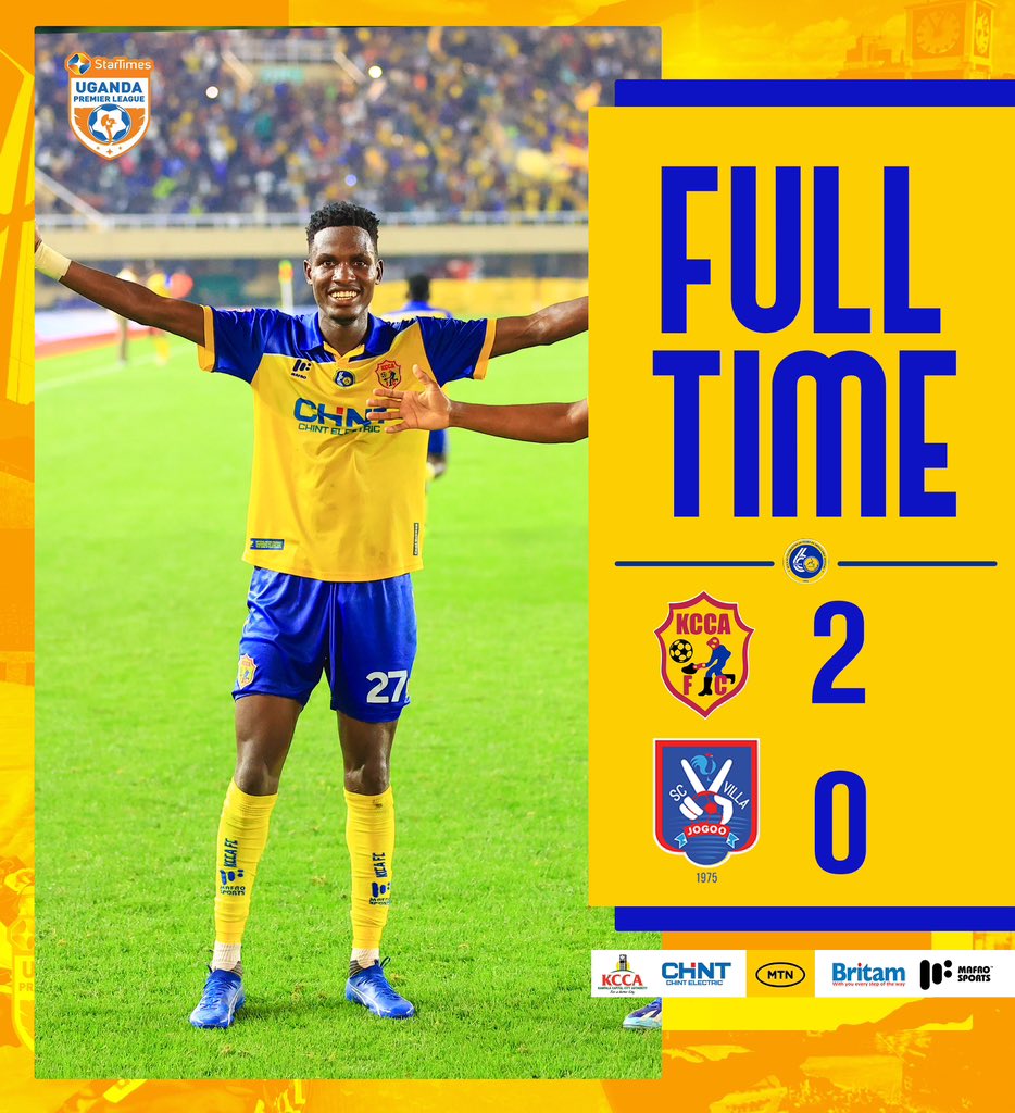 There is no better win than one against the old enemy. Kampala is Yellow 🟡 #KCCAFC #KCCASCV #StarTimesUPL #KCCAFC60