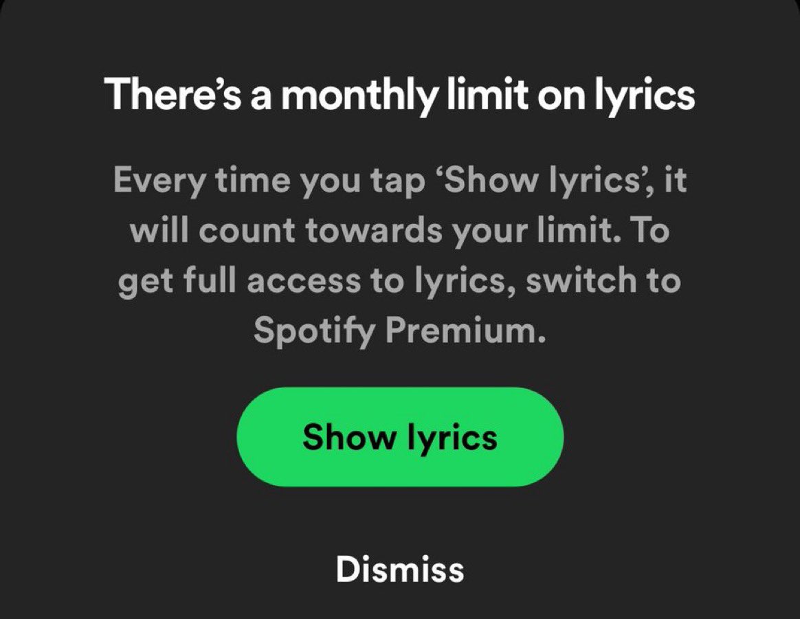 Spotify going to heII