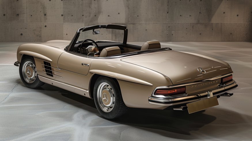 Concept Mercedes 280SL by @moddedform