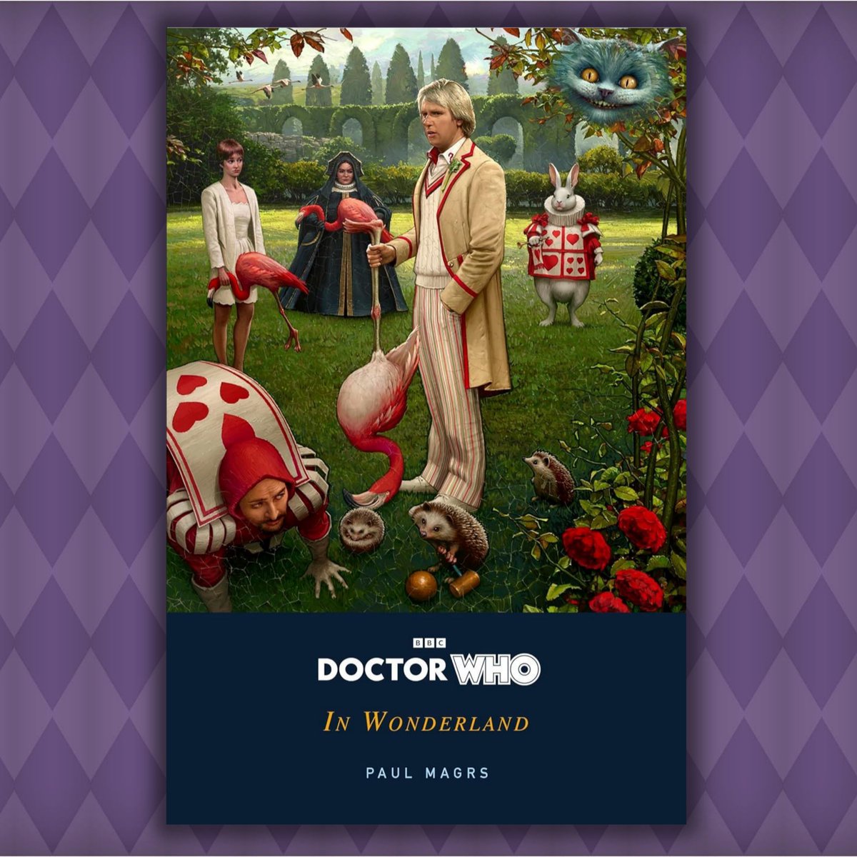 Cover art revealed for #DoctorWho In Wonderland by @paulmagrs