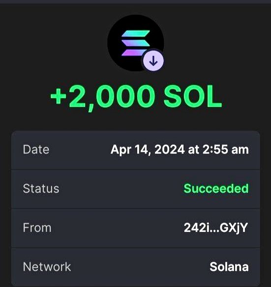First 2000 Solana wallets gets a guaranteed FREE SOL (yes, for real)

Drop your $SOL address 👇🏻

💟 & 🔁 + Follow @web34_u 🔔

Check your wallet in 24 hours
#free #Solona #Everyone