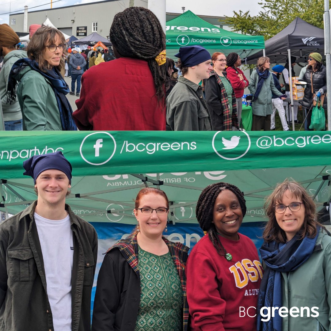 Our South Island candidates were proud to attend the #KhalsaDay Parade, an annual celebration held by the Burnside Gorge Sikh community.  Such a wonderful opportunity to connect with folks & have meaningful conversations. Thank you to everyone who joined us! 🪯💚 #bcpoli