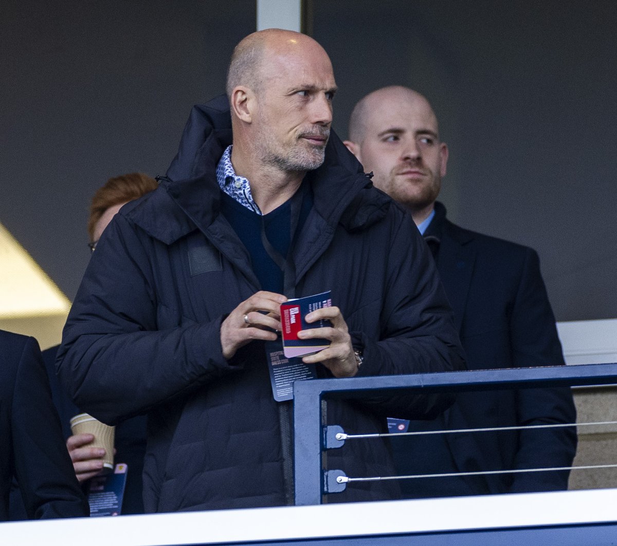 💙 Philippe Clement and James Tavernier supporting Rangers U18's at Hampden. 

#ScottishYouthCup