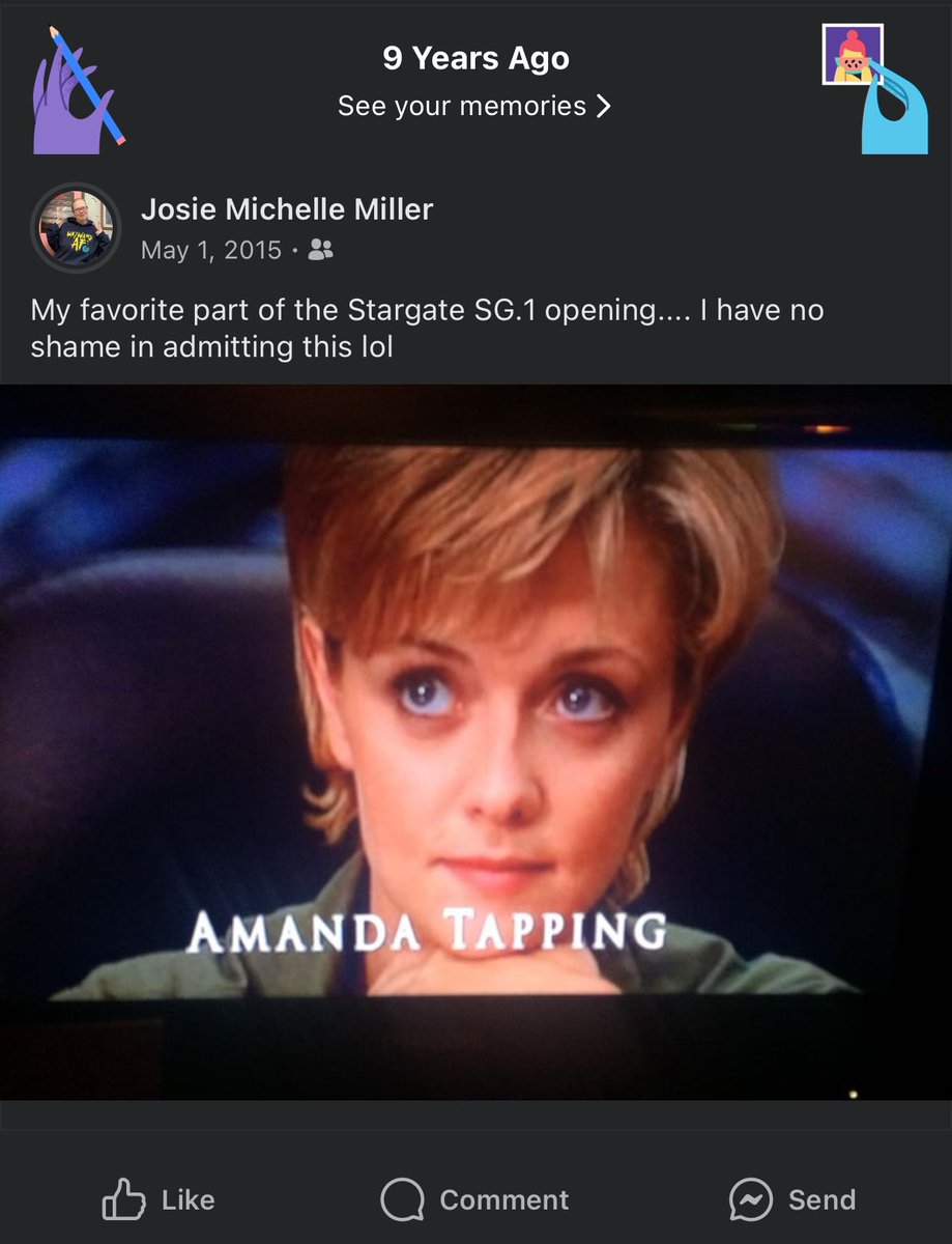 This was in my Facebook memories today. Its STILL one of my favorite moments from the #stargatesg1 opening.