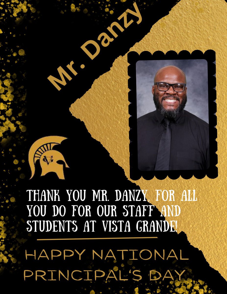 Happy Principal’s Day to Mr. Vance Danzy! One of the best there is. Thank you for all you do for the students, staff and community of Casa Grande!!💯👏

#SpartanPRIDE