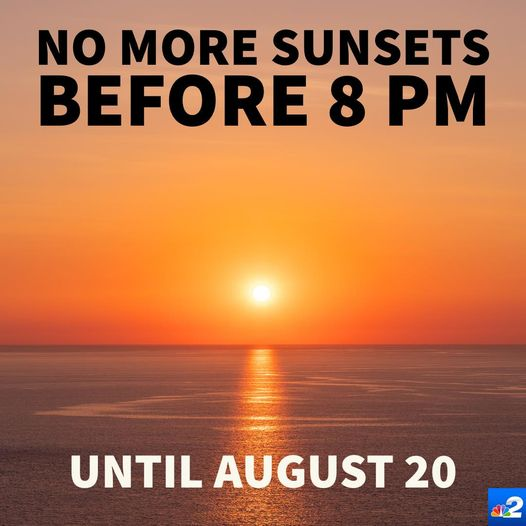 Meteorologist Jason Dunning · Enjoy the later sunsets for the next few months! 📷