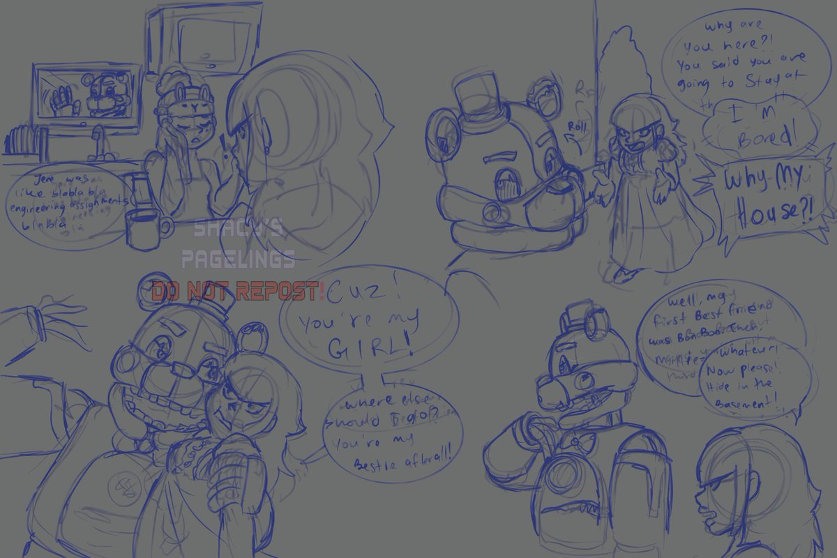 Maria hides Freddy in the basement in the end and that's because no one steps foot in there unless for maintenance. Original. 

#counttheways #Funtimefreddy #CtwFuntimeFreddy #OCMaria #countthewaysfreddy #fazbearfrights #fnaf