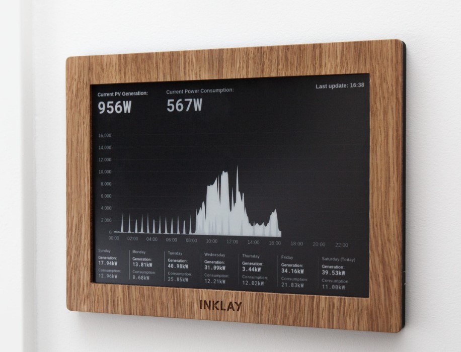 WernerFuchs_CH's tweet image. Gadget zum #Solarmanager. Display mit wenig Energieverbrauch 😃 inklay.app