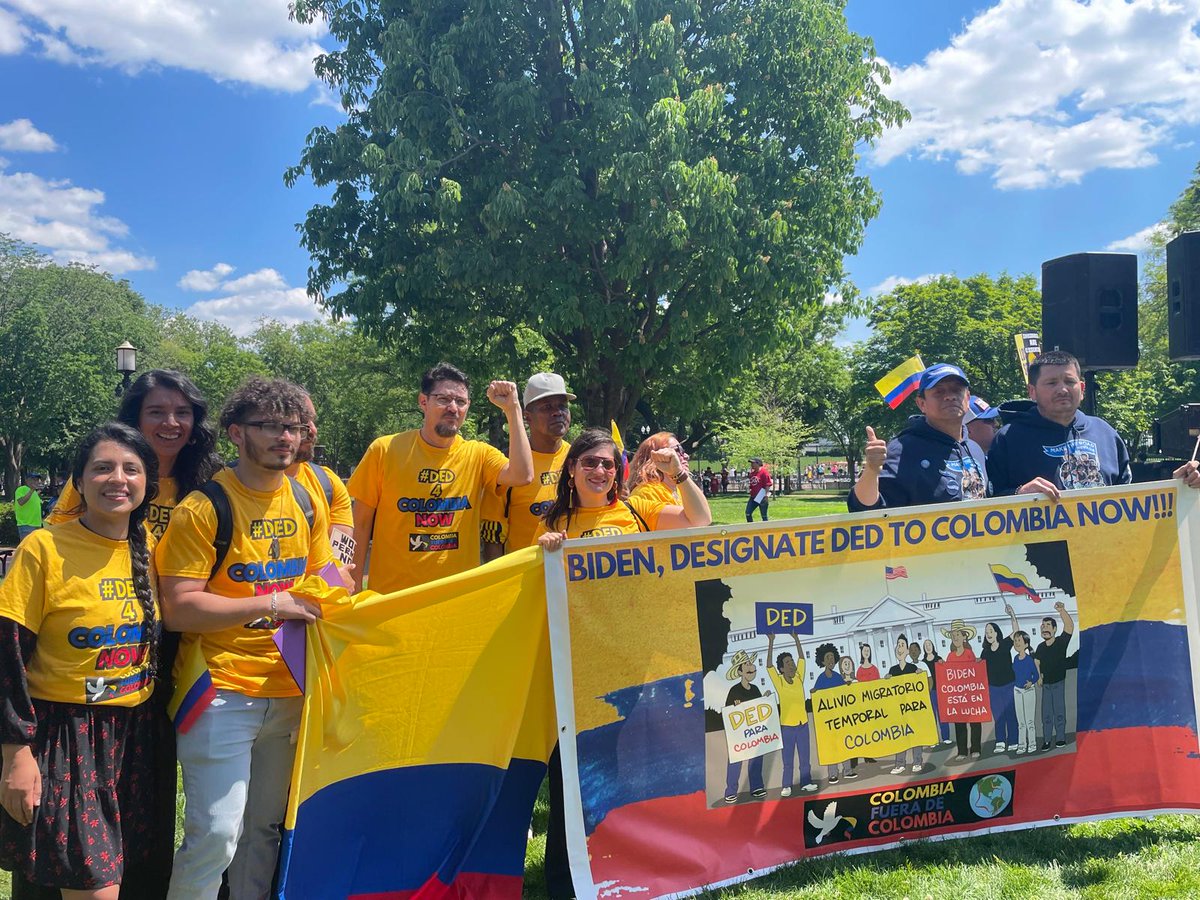 #AlianzaAmericas is present at the rally in Washington D.C. to celebrate workers around the world on International Workers Day and demanding TPS and DED designations and redesignations! #WorkersDay #MayDay