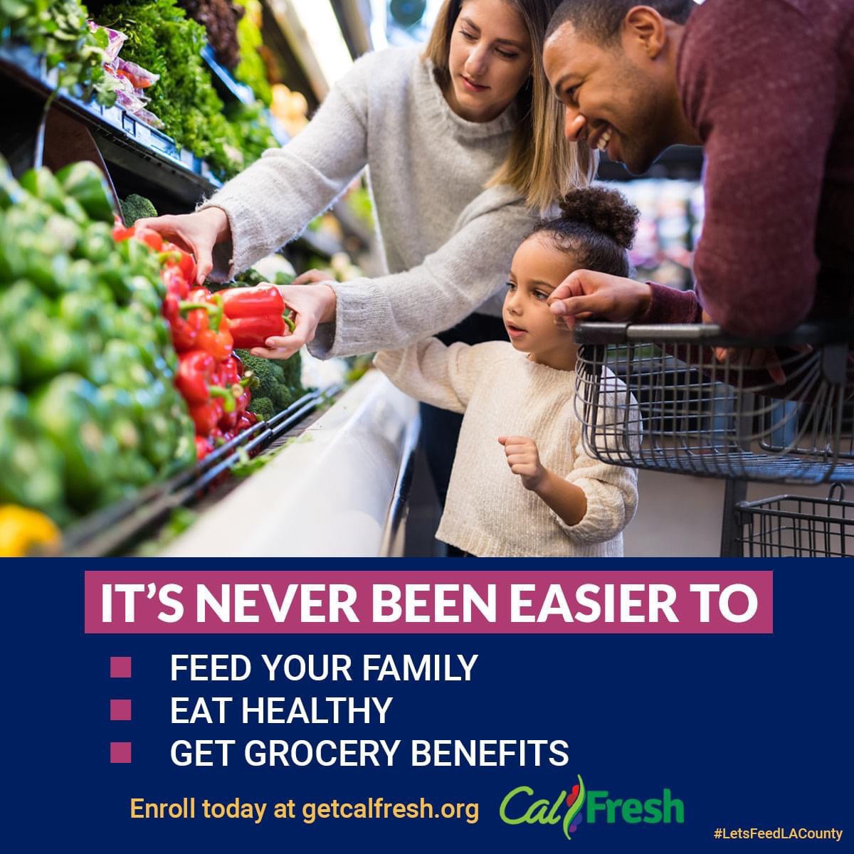 🌱 Need help affording food in #WeHo! Look no further than the CalFresh program. Discover the power of monthly benefits that can support you in purchasing nutritious food, including fresh fruits, veggies, and proteins. 

To learn more, visit: weho.org/calfresh.