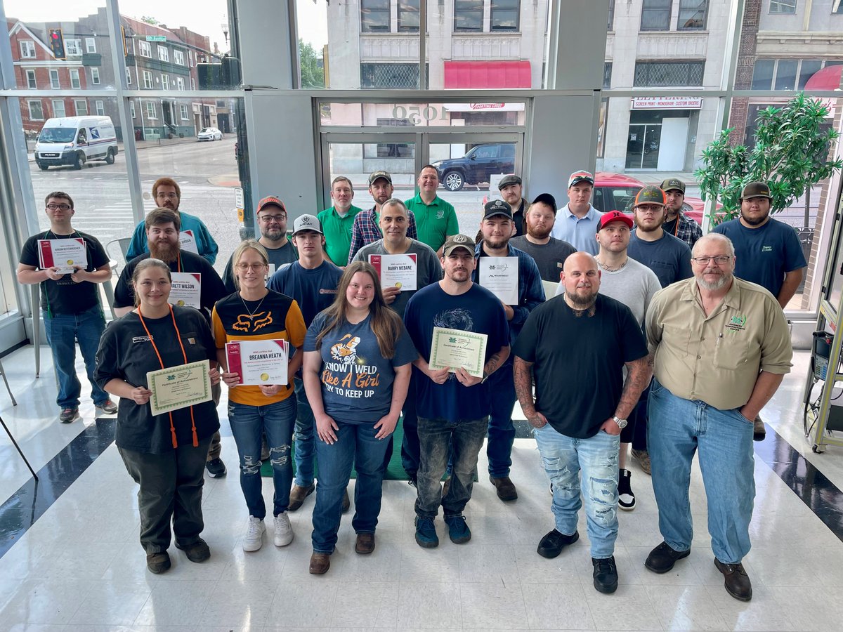 One of the ways we boost manufacturing is by creating a pipeline of highly skilled talent. Today, we're honoring our spring 2024 graduates and those who earned industry certificates and credentials in welding and machining. You do us proud. Let’s get to work! #YesWV