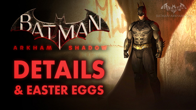 Batman: Arkham Shadow - New Game Details and Easter Eggs you may have missed #BatmanArkhamShadow

▶️ youtu.be/7snmdK4rpiw