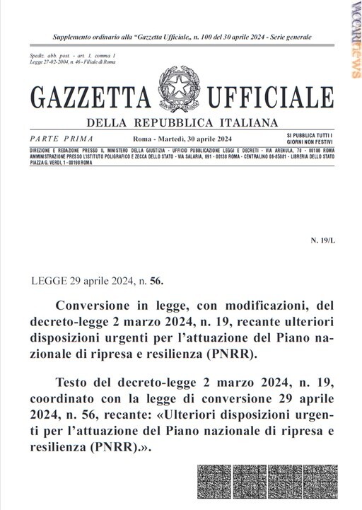 Vaccarinews's tweet image. #Gazzettaufficiale. Futuro di #Pagopa e #notifichedigitali nel numero di ieri: vaccarinews.it/twnews/tw_3644…
