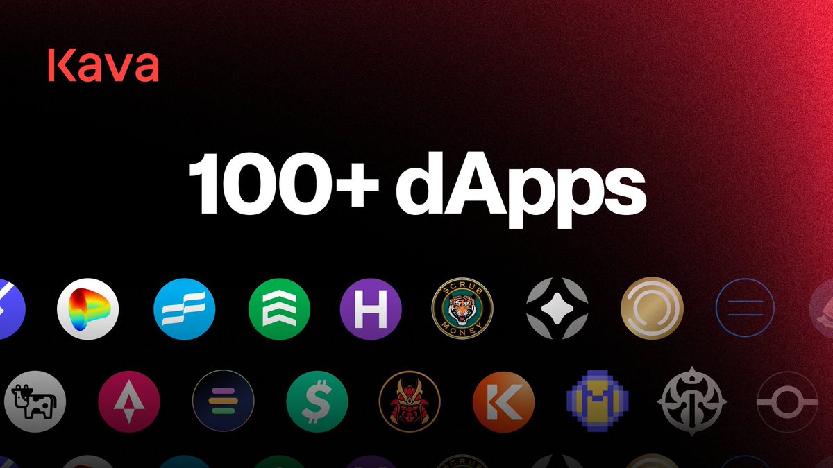 Wow 🥰 The Kava ecosystem keeps growing 🚀 Discover over 100 dApps live now 👇