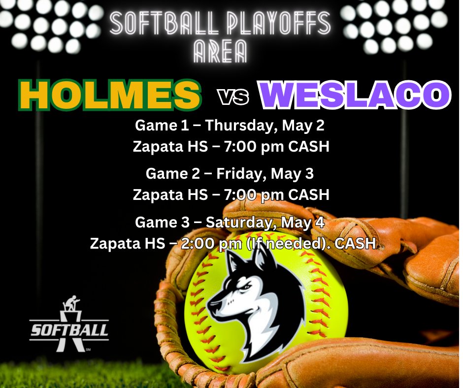 SOFTBALL AREA PLAYOFFS! LET'S GO TEAM NORTHSIDE. @softballbrennan @HarlanHawks_SB @SoftballHolmes @OCONNORSoftball TICKETS & INFO @ nisd.net/district/athle… PLAYOFF TAB