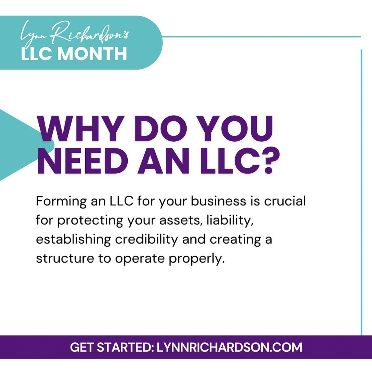 Happy first day of May! This month I'm bringing you LLC Month🗓️ I'm covering all things LLC including why you need one and classes that you can start with. Are you ready to start or get your business in order? Let's go!💫 GET HELP: ASKLYNN.ORG