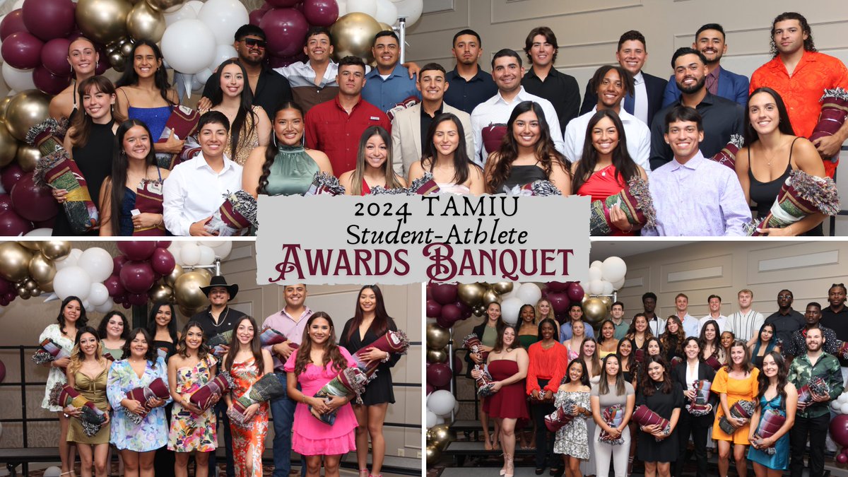 TAMIU Athletics Celebrates 2024 Student-Athlete Awards Banquet tinyurl.com/3rn36nt2 #dustem🤘