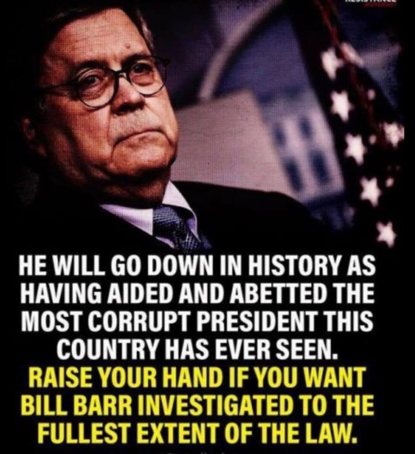 Bill Barr is a piece of excrement…..