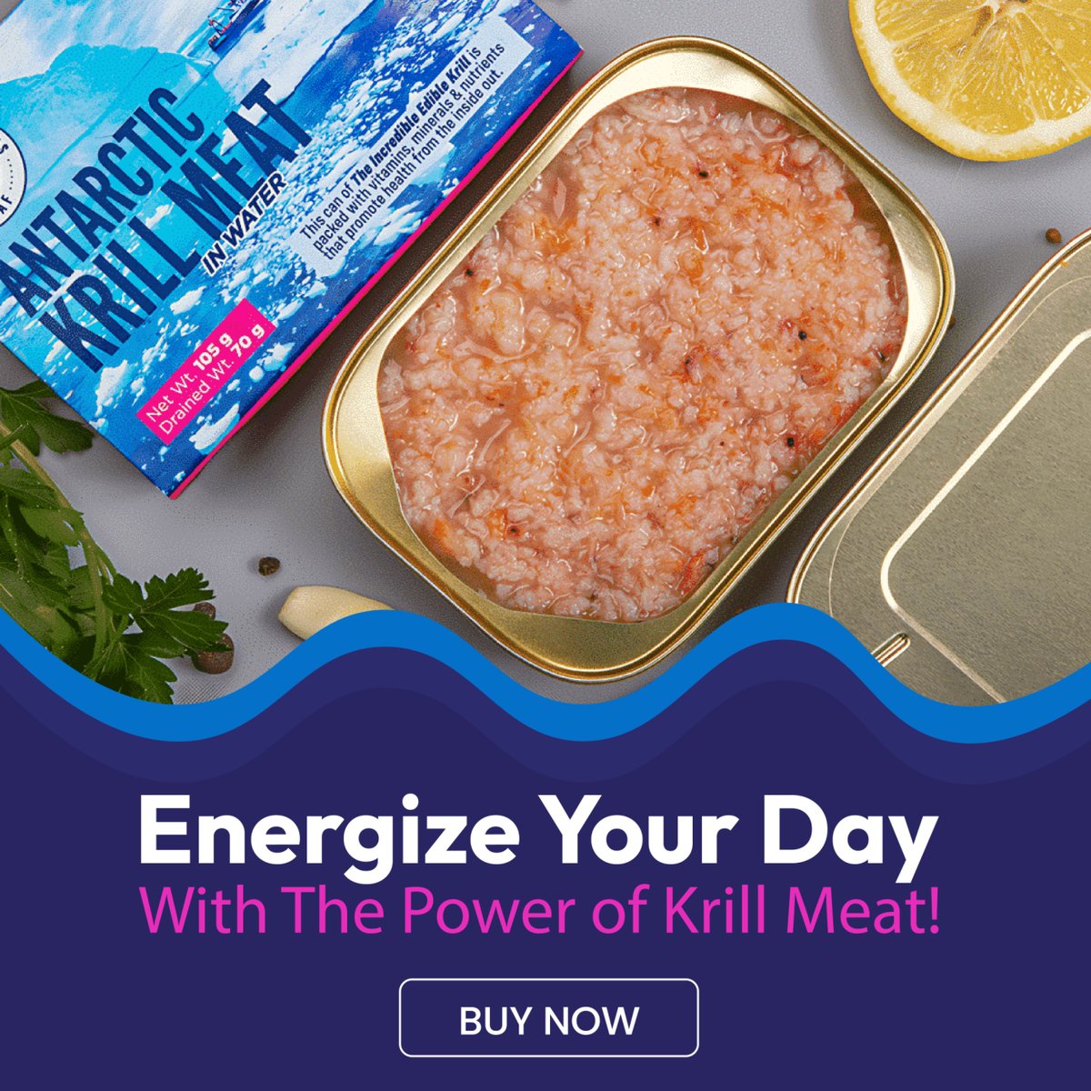 Rev up your routine with a splash of the sea! Dive into energy with Antarctic Krill Meat.

#healthyeating #pureenergy