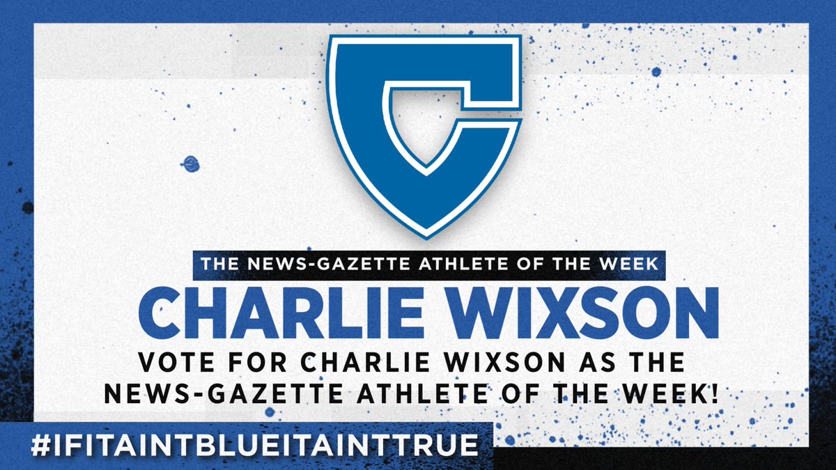 Vote for Centennial Tennis' Charlie Wixson as The News-Gazette Athlete of the Week!  news-gazette.com/sports/who-sho…  #IfItAintBlueItAintTrue #FullyCharged