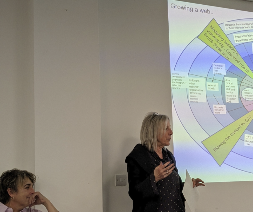 Our final speakers at the #OxfordHandbookOfCAT' event were Sue Walsh & Kate Freshwater on ''Struggling Well': Using CAT To Make Sense of Organisational Hurt'