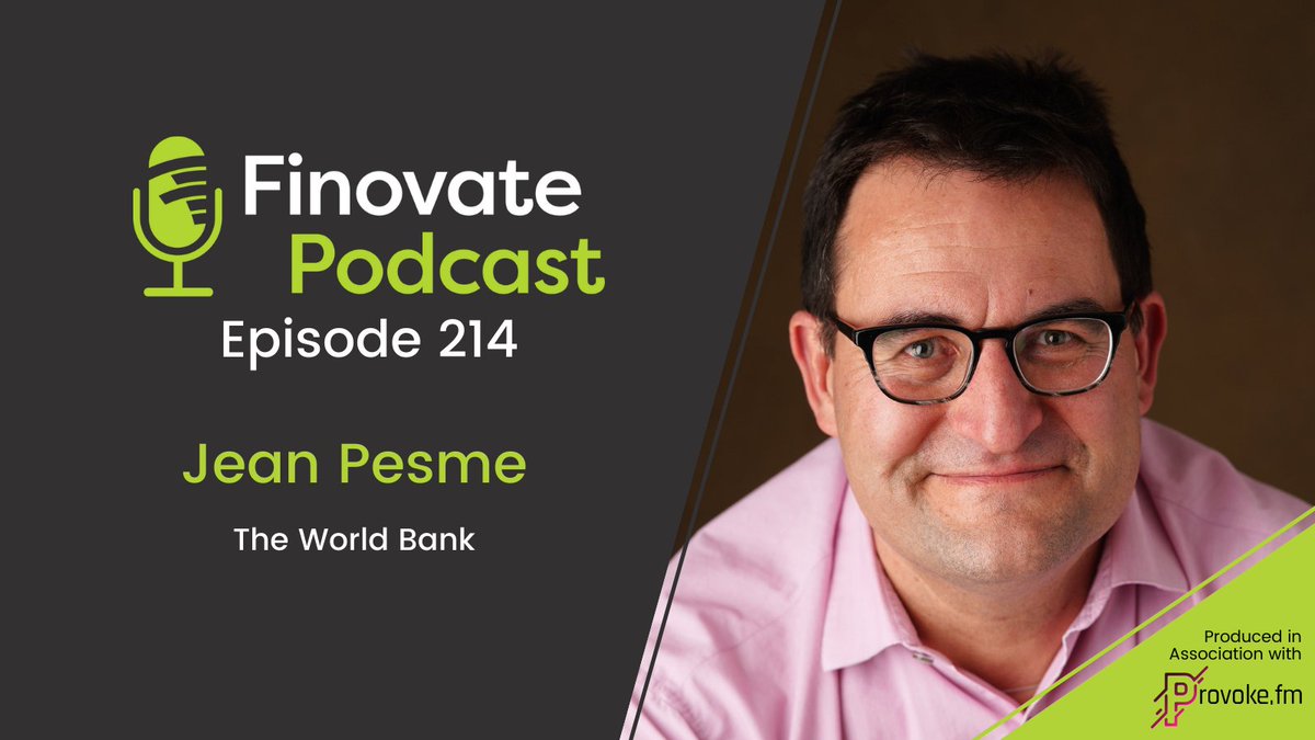 Fast payments are vital for the world economy, and @WorldBank is helping to lead the charge. 🌍 Jean Pesme joins @GregPalmer47 in this @Finovate episode to tell us about the new Project FASTT! bit.ly/4bjKsPH #finovate #fintech #banking #economy #globaleconomy #podcast