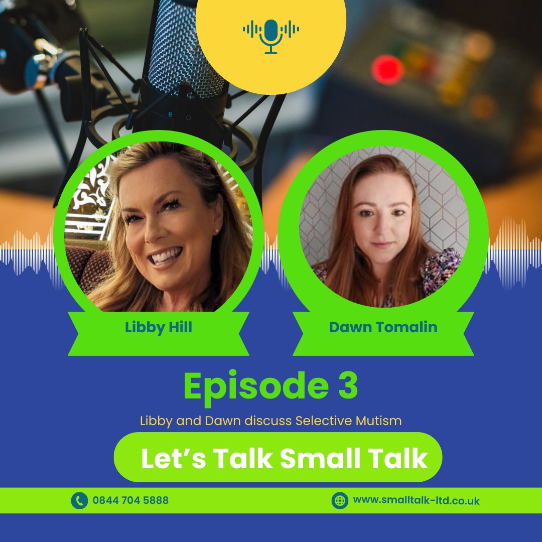 Our latest pdcast is out. Dawn and I talk all things selective mutism. Listen on all the usual platforms or letstalksmalltalk.transistor.fm/episodes